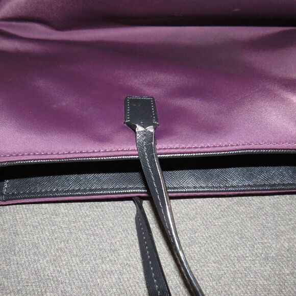 Kate Spade New York Purple Zip Nylon Tote Bag ----AS IS---READ READ READ---- - Picture 11 of 16